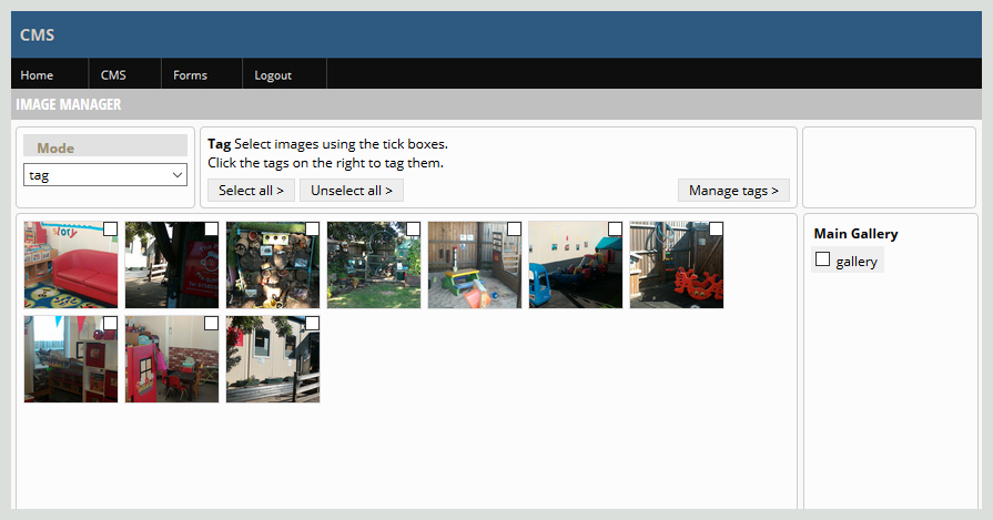 Image Gallery Manager